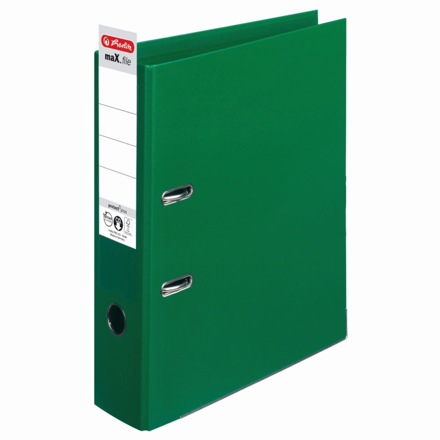 Biblioraft A4 8cm Pp Interior-exterior Verde fotografia produsului