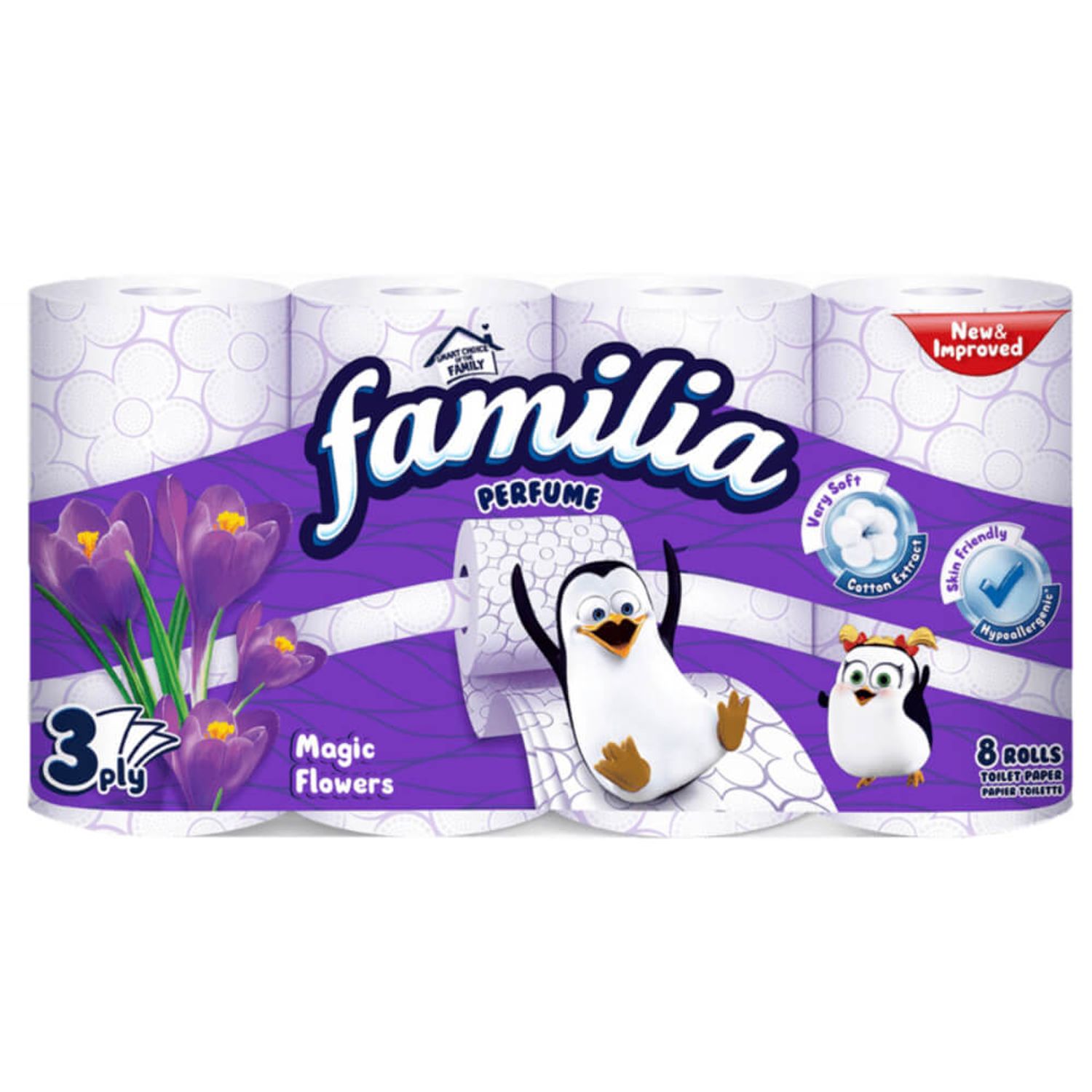 Hartie Igienica FAMILIA, 3 Straturi, Celuloza, MON123793FL fotografia produsului