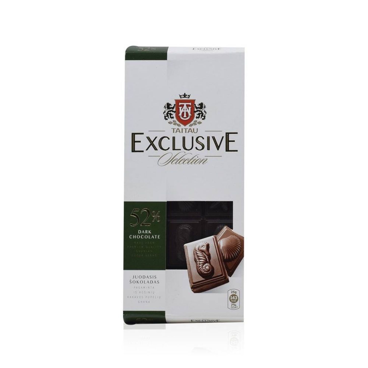 Ciocolata Neagra Taitau Exclusive, 52% Cacao fotografia produsului