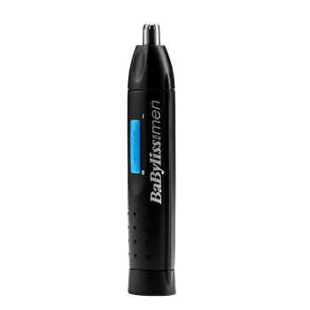 Trimmer pentru barba plus trimmer nas si urechi,otel inoxidabil ,utilizare cu/fara fir,negru/argintiu