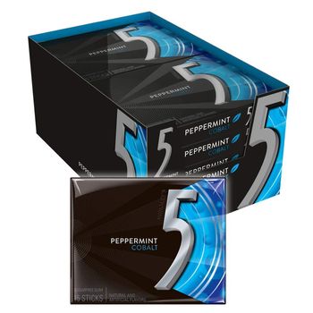 Set 10 pachete guma de mestecat five peppermint, guma pentru mestecat