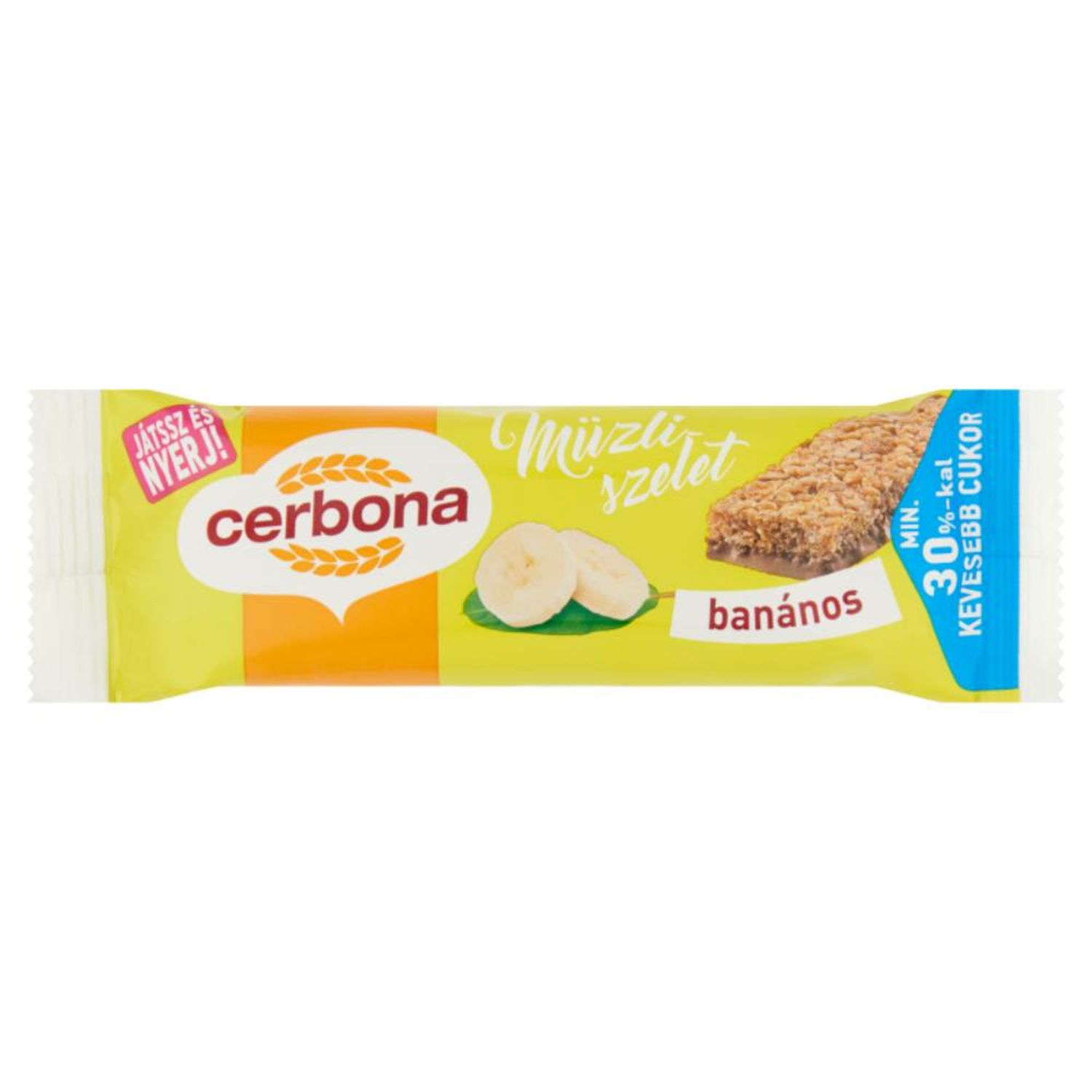 Baton Musli cu Banane Cerbona, 20 g fotografia produsului