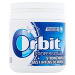 Borcan Guma de Mestecat Orbit Professional Strong Mint, 60 Buc fotografia produsului