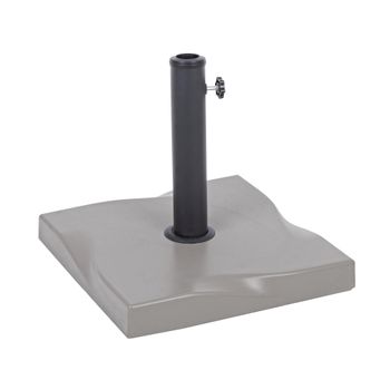 Suport, baza umbrela, beton , salonicco, 20 kg, 41.5x41.5x37 cm, gri