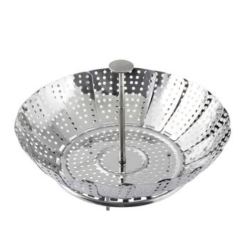 Cos expandabil pentru gatire la aburi, inox, 23-31 cm