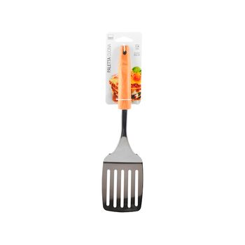 Paleta inox si maner lemn, 4x7x35 cm