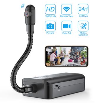 Camera Spy WI-FI IP Flexibila 360 grade,Microfon, 1080P HD ,Activare la Miscare,Acumulatorul rezista 24 ore Ej-Products imagine noua 2022