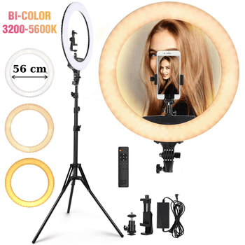 Lampa Circulara Make-up Profesionala, Ring Light 53 CM si 480 LED- uri , Tip Inel, pentru poze perfecte Ej-Products imagine noua 2022