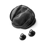 Parasolare rotunde laterale-spate RoGroup, negru, 2 buc/set fotografia produsului View 2 S