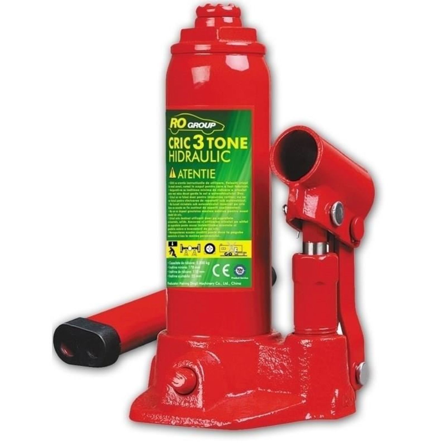Cric hidraulic RoGroup, 3T fotografia produsului