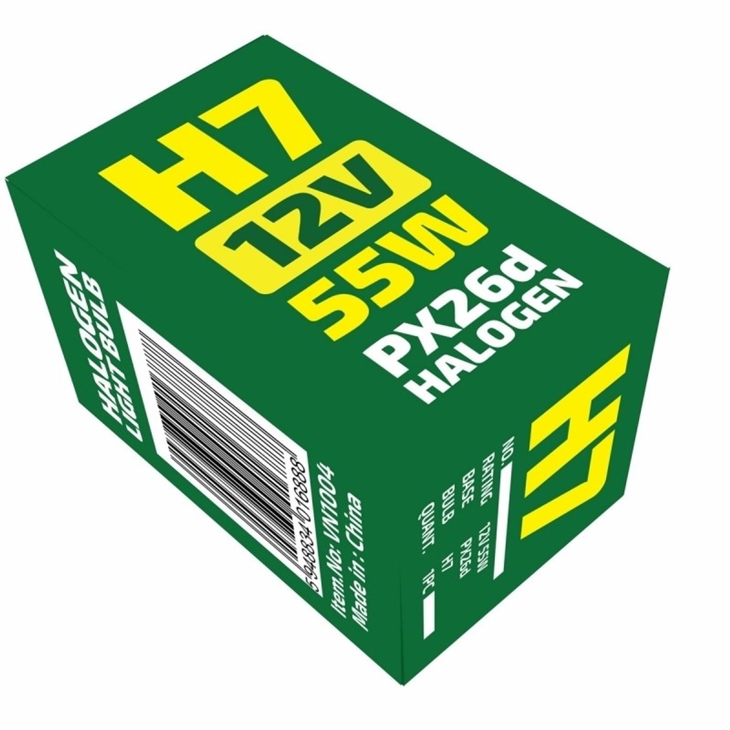 Bec auto cu halogen pentru far/proiector H7, 12V, 55W, PX26d, 1 buc fotografia produsului View 2 L