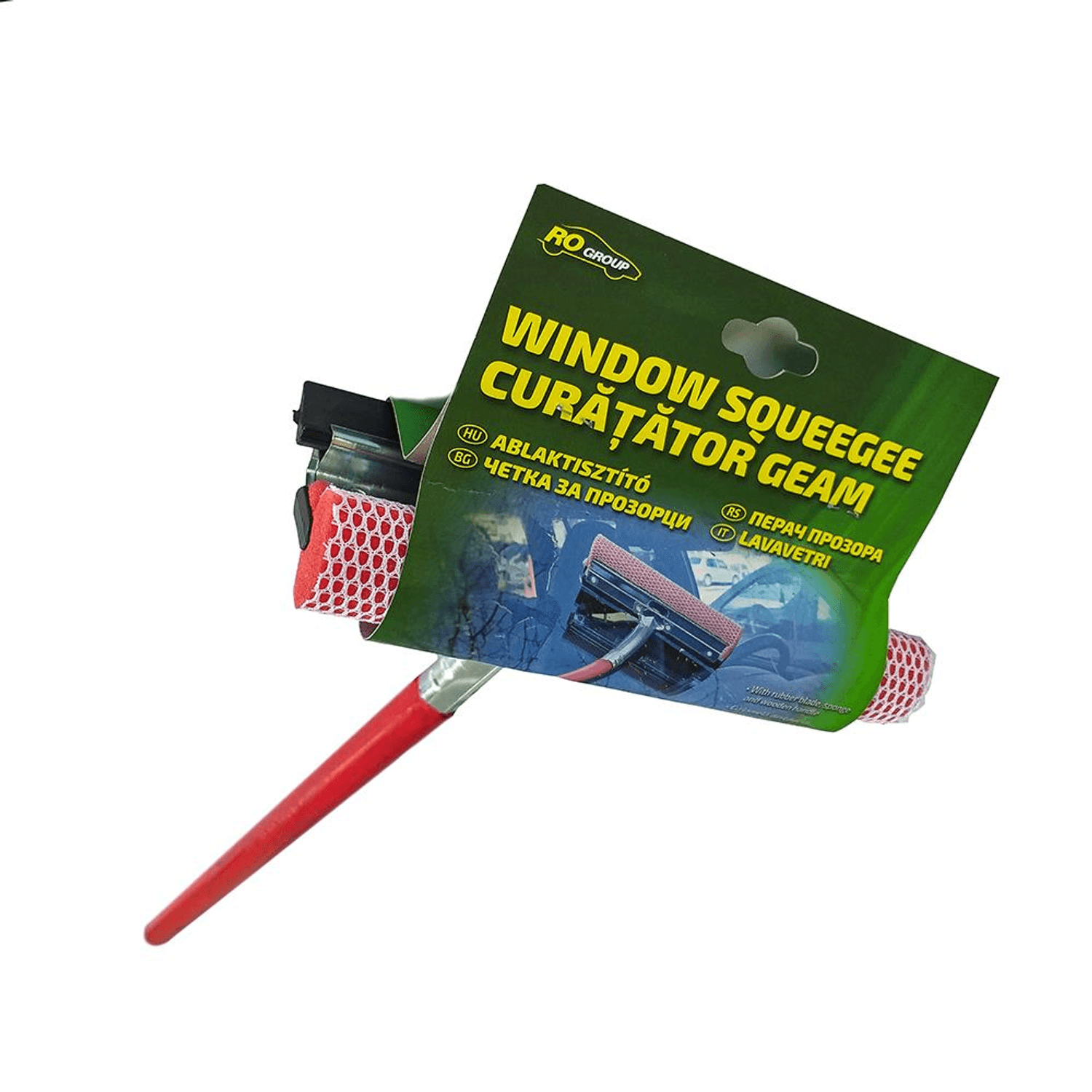 Curatator geam RoGroup, cu maner lemn fotografia produsului View 2 L