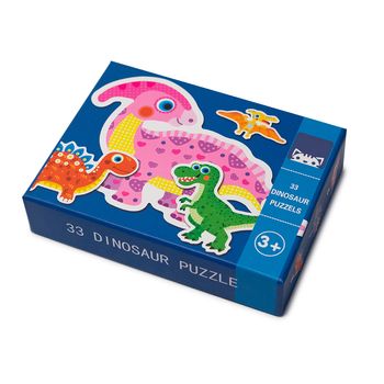 Puzzle din lemn in cutie - dinozauri 102-61-1-d