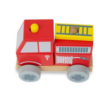 Blocuri de constructie din lemn tip masina de pompieri