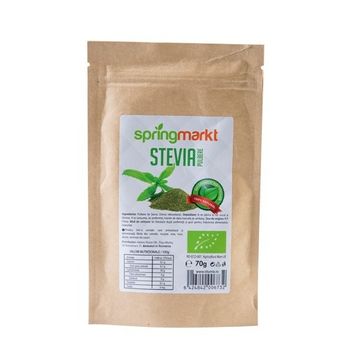 Pulbere de Stevia, 70 gr, Springmarkt elefant.ro Alimentare & Superfoods