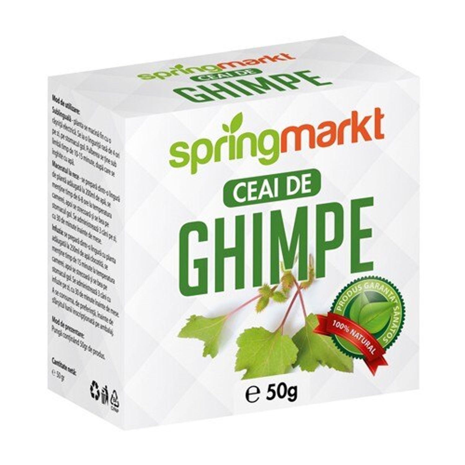 Ceai de Ghimpe 50 grame Springmarkt fotografia produsului
