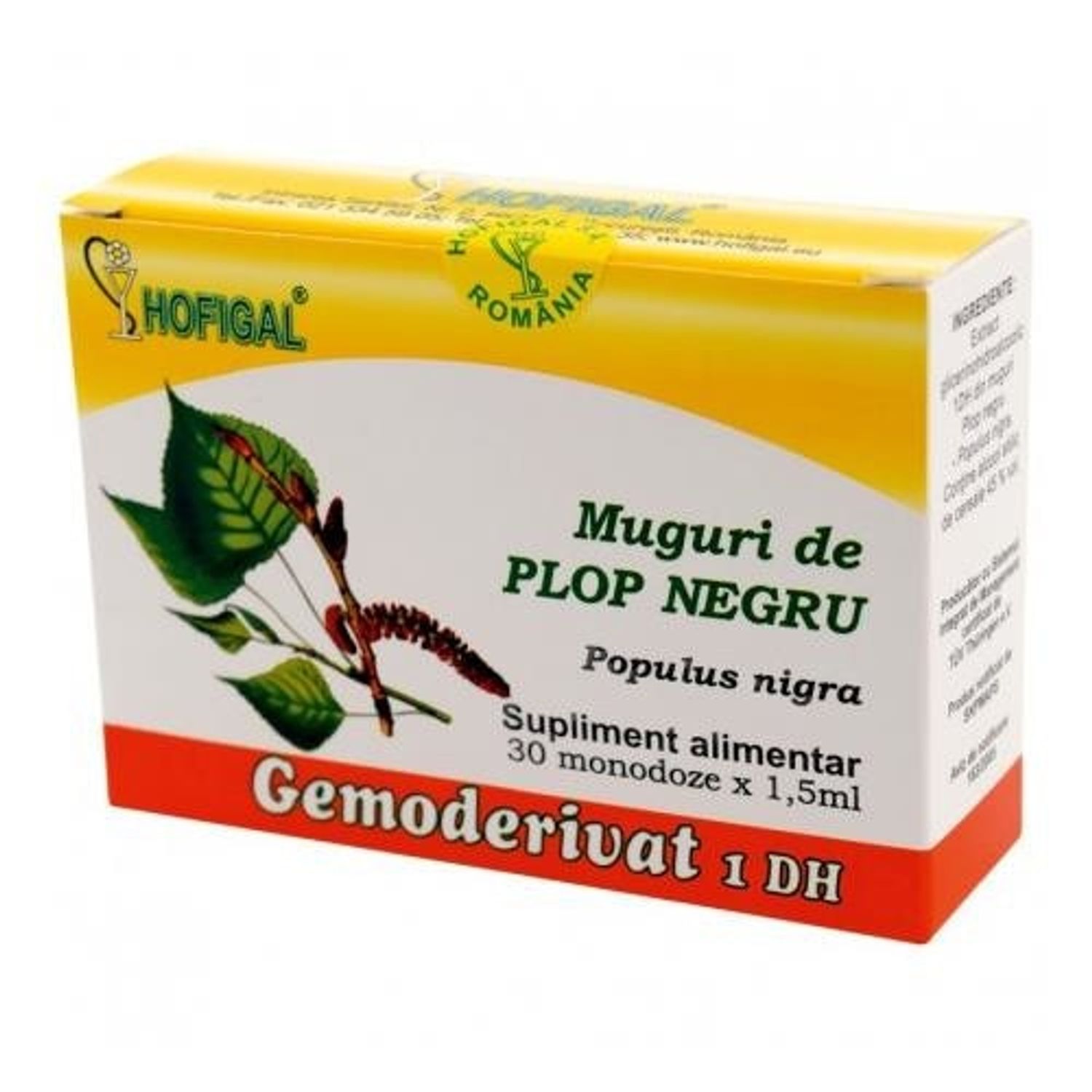 Gemoderivat Muguri Plop Negru Hofigal 30mdz fotografia produsului