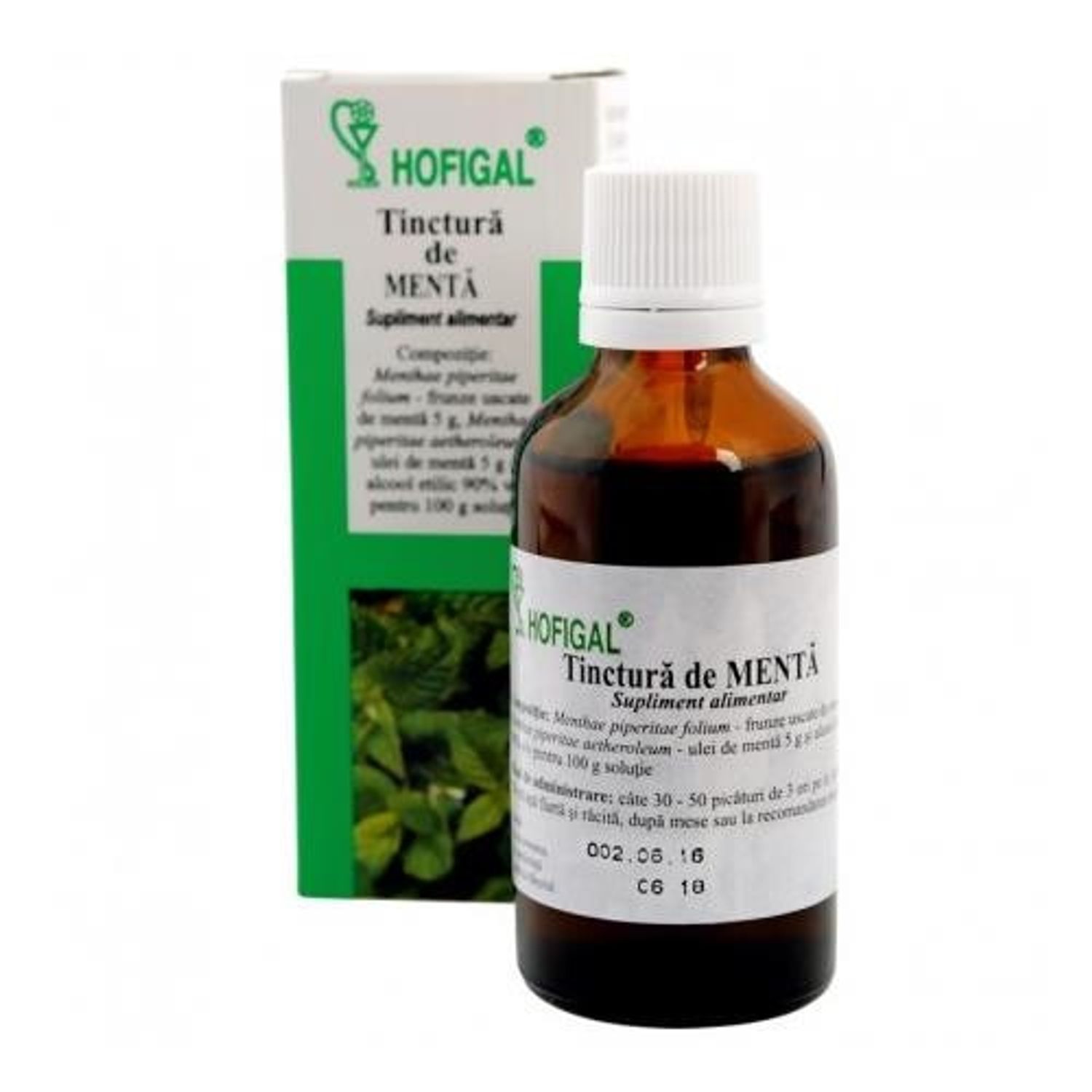 Tinctura Menta Hofigal, 50ml fotografia produsului