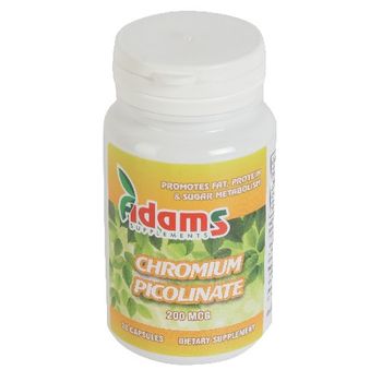 Crom Picolinat (Chromium, Picolinate) 200mcg 30cps Adams Supplements Adams Supplements