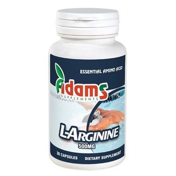 L-Arginine 500 miligrame, 30 capsule Adams Adams Vision Adams Vision