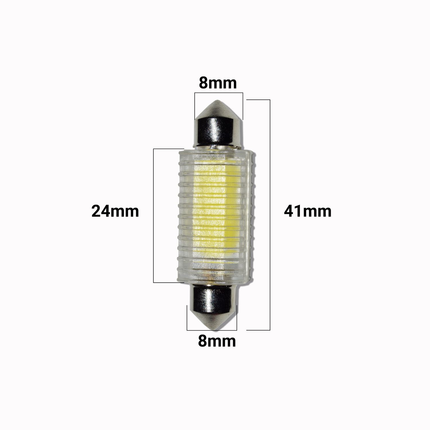 Set 2 x Bec SOFIT 2 COB , 2W cu radiator fotografia produsului View 3 L