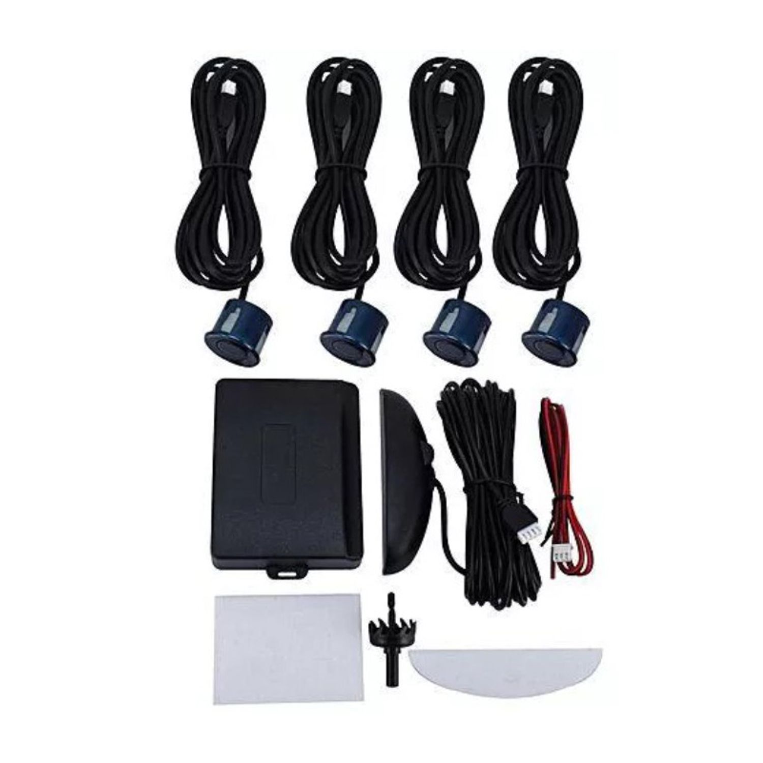 Set 4 Senzori de parcare auto, afisaj LED, 12V fotografia produsului View 2 L