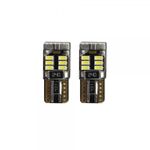 Set 2 x becuri auto T10 18 leduri SMD Canbus fotografia produsului