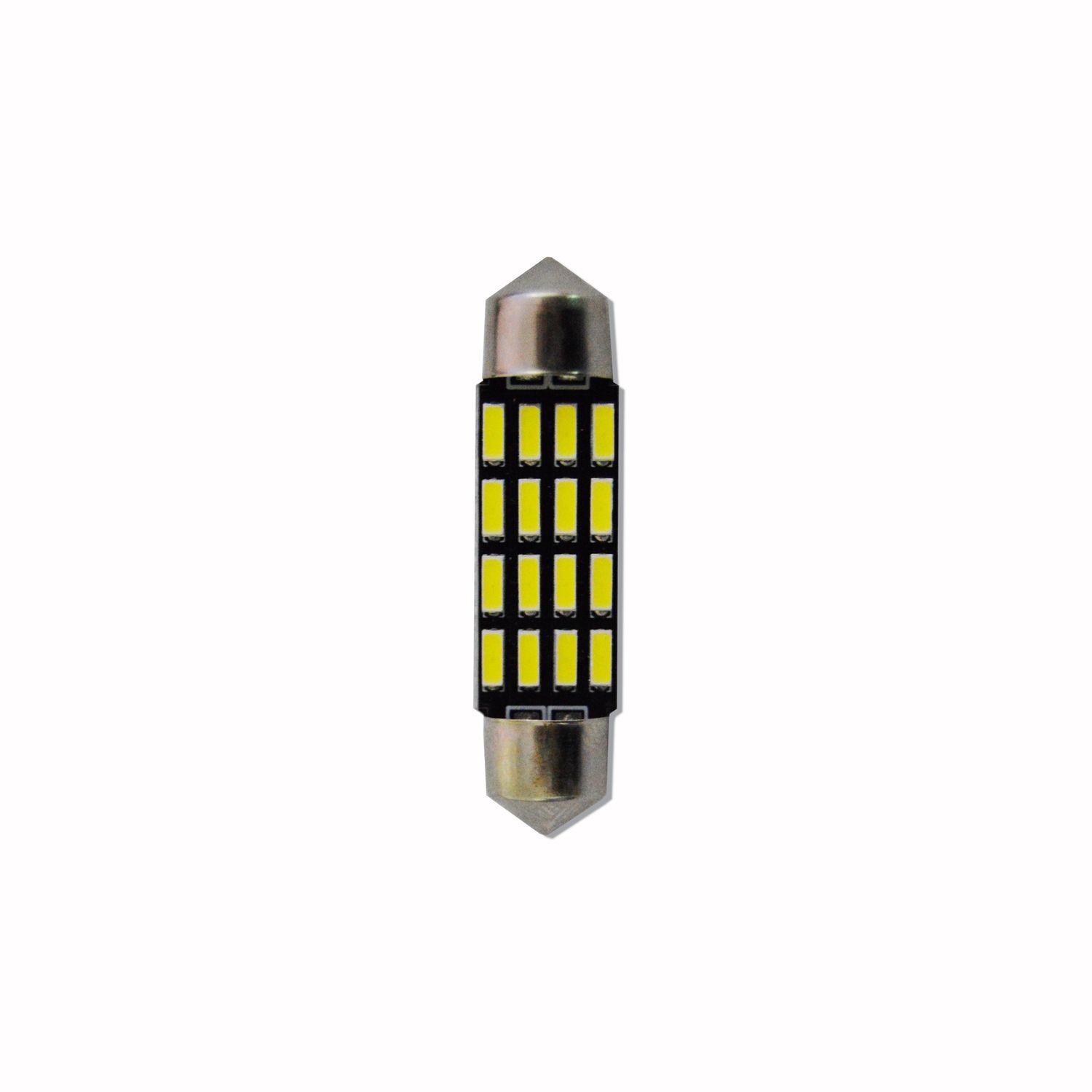 Set 2 becuri tip led, c5w sofit 40mm 16SMD ALB 12V fotografia produsului View 2 L