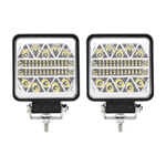 Set 2 x Proiectoare auto, Patrate, 102W per proiector fotografia produsului