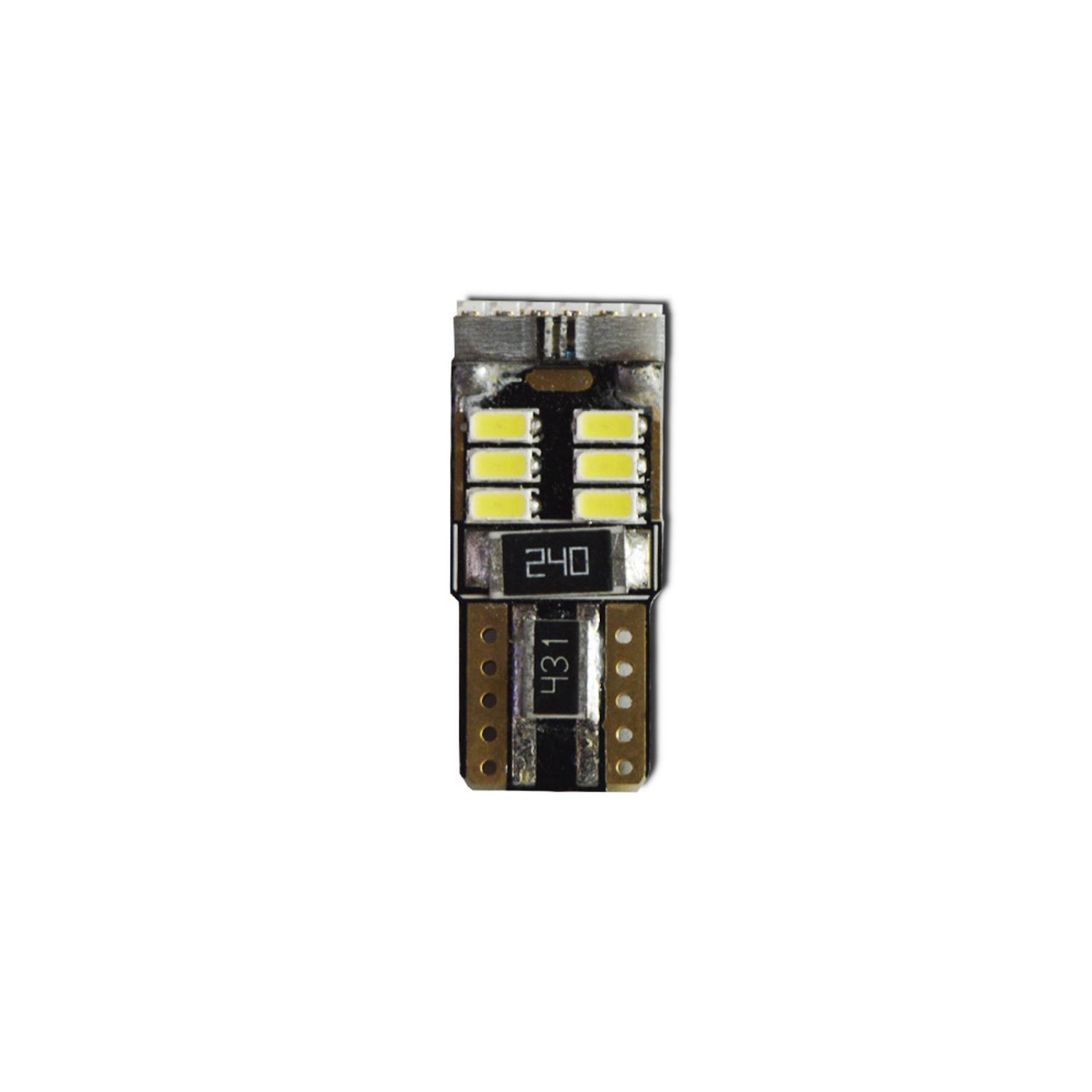 Set 2 x becuri auto T10 18 leduri SMD Canbus fotografia produsului View 2 L