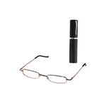 Ochelari pentru citit cu rama aurie si toc cu clips inclus fotografia produsului View 3 S