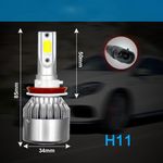 Set 2 becuri auto C6 H11 6500K , 48W/bec , 20.000LM fotografia produsului View 2 S