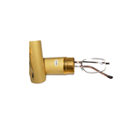 Ochelari pentru citit cu rama aurie si toc cu clips inclus fotografia produsului View 2 S