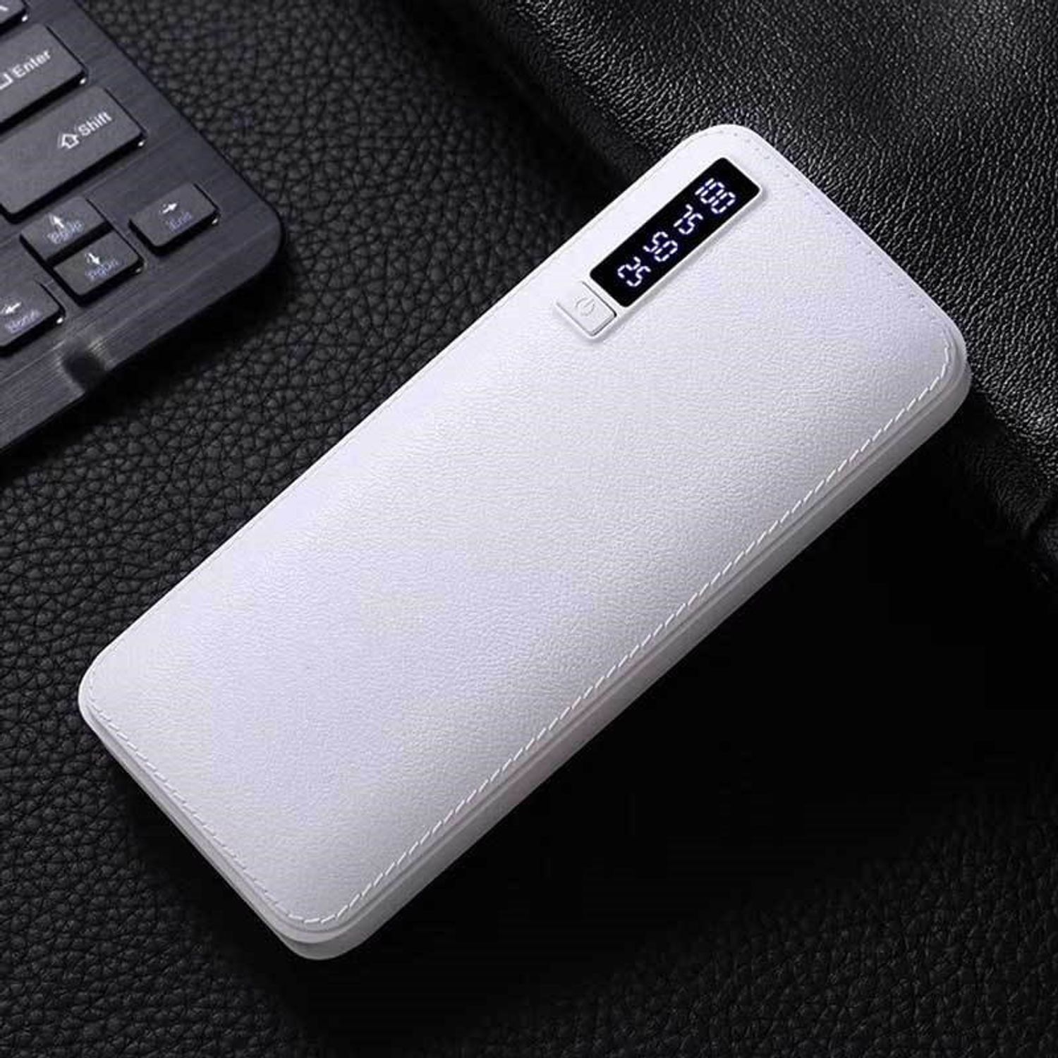 Baterie externa cu afisaj LED, 30000mAh, lanterna fotografia produsului View 2 L