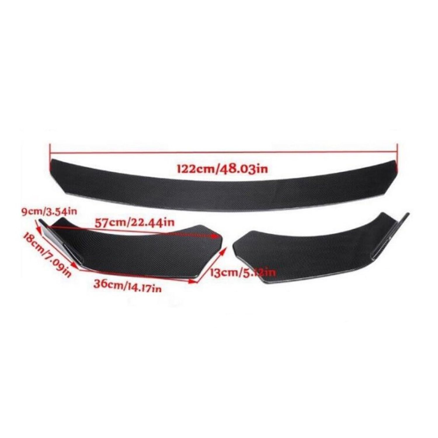 Set prelungire bara fata, model universal, 3 piese fotografia produsului View 3 L