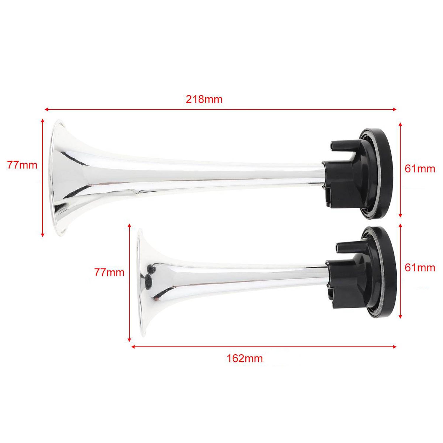 Claxon 12V cu 2 goarne cu compresor fotografia produsului View 4 L
