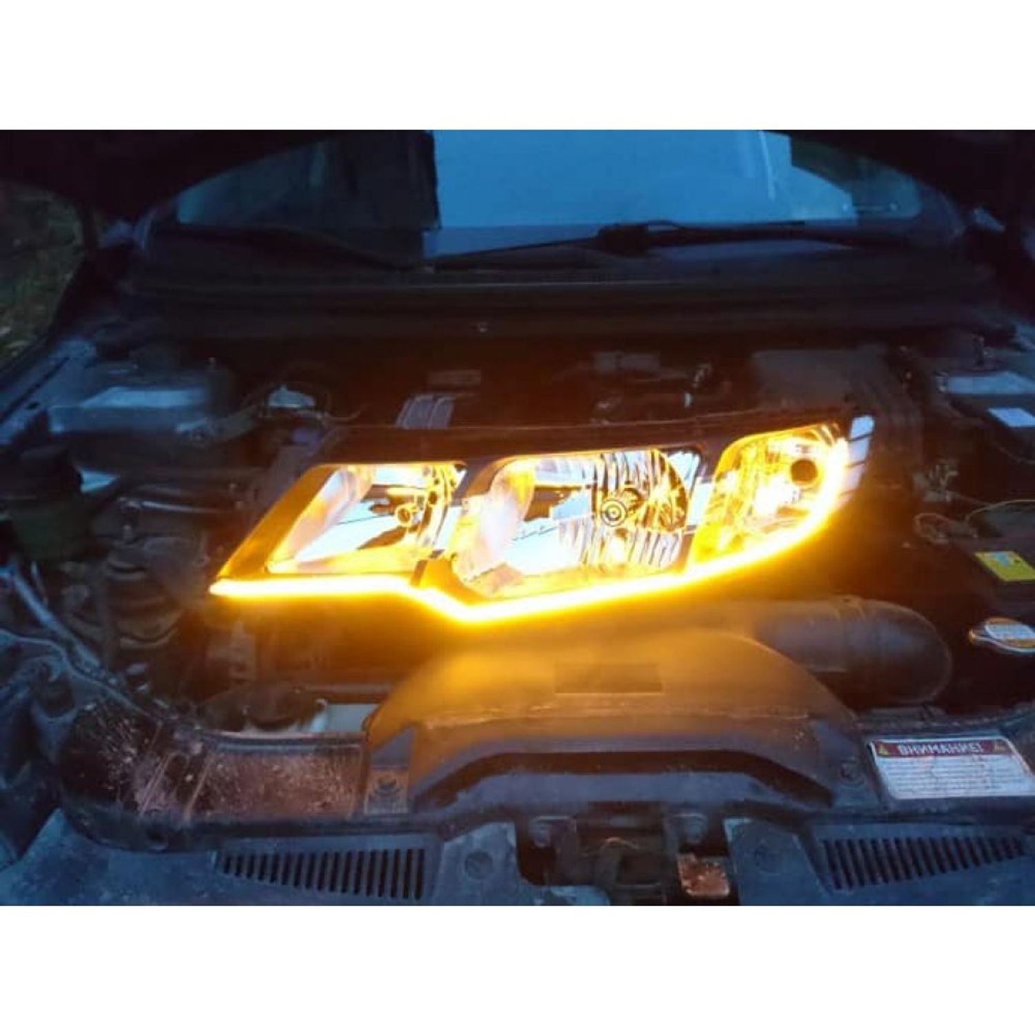 Lumini de zi , secventiale, 60cm, IP65, 12V, alb/galben fotografia produsului View 3 L