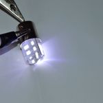 Set 2 becuri Led 1156 12 led SMD siliconat cu flash fotografia produsului View 4 S