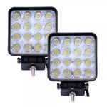 Proiectoare LED Patrate 48W cu 16 leduri fotografia produsului