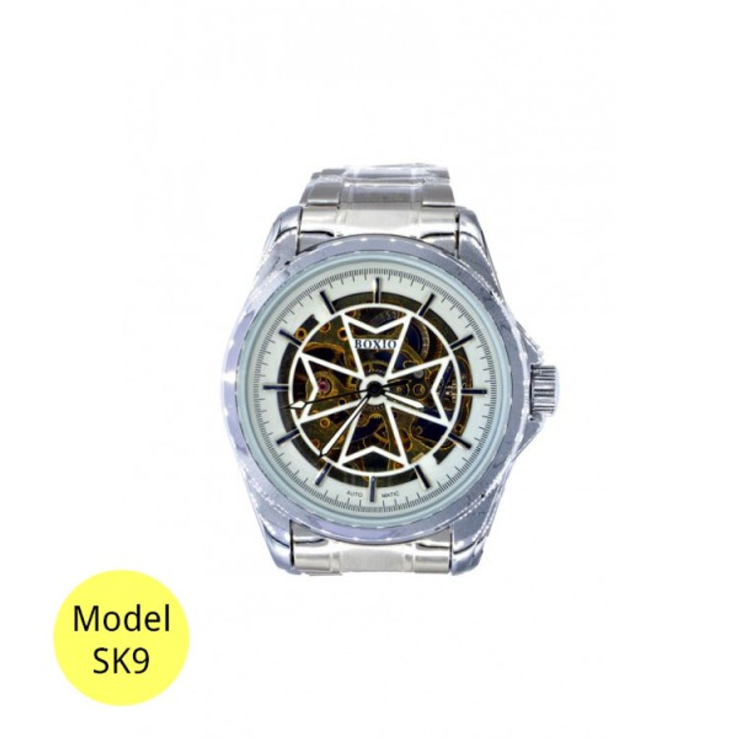 Ceas barbati Boxio Skeleton automatic diverse modele fotografia produsului View 3 L