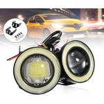 Set 2 proiectoare auto cu LED Angel Eyes, 64mm fotografia produsului View 5 S