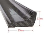 Eleron din cauciuc tip M , Carbon ,Universal fotografia produsului View 2 S