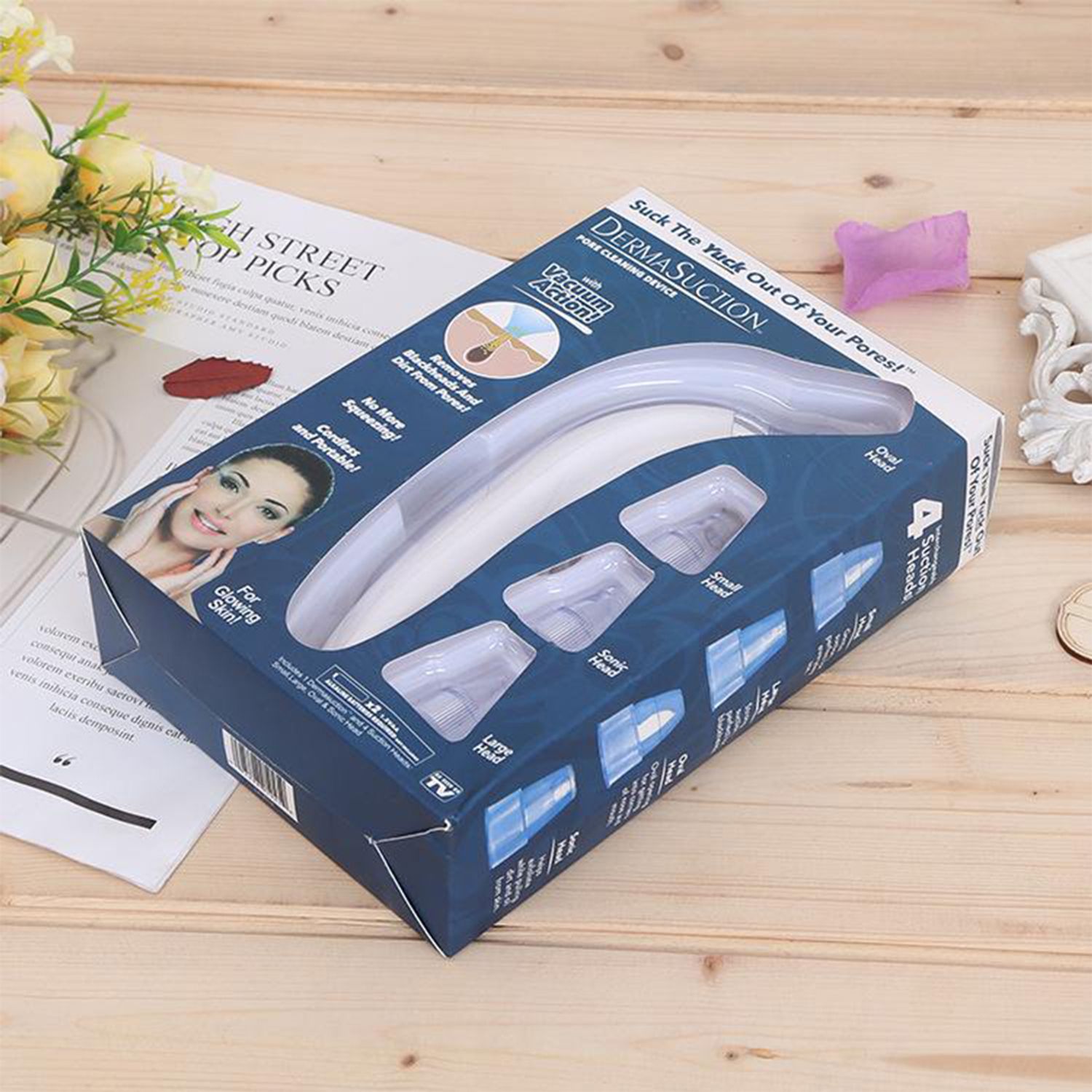 Aparat de indepartat puncte negre DERMASUCTION fotografia produsului View 3 L