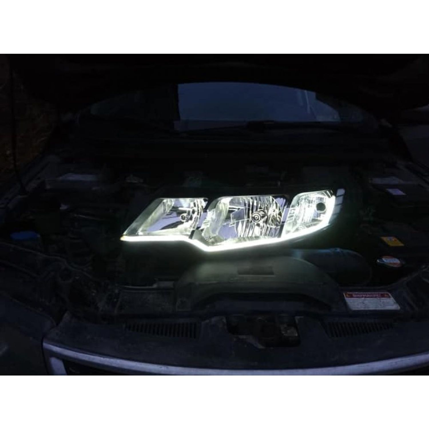 Lumini de zi, secventiale, 30cm, IP65, 12V, alb/galben fotografia produsului View 4 L