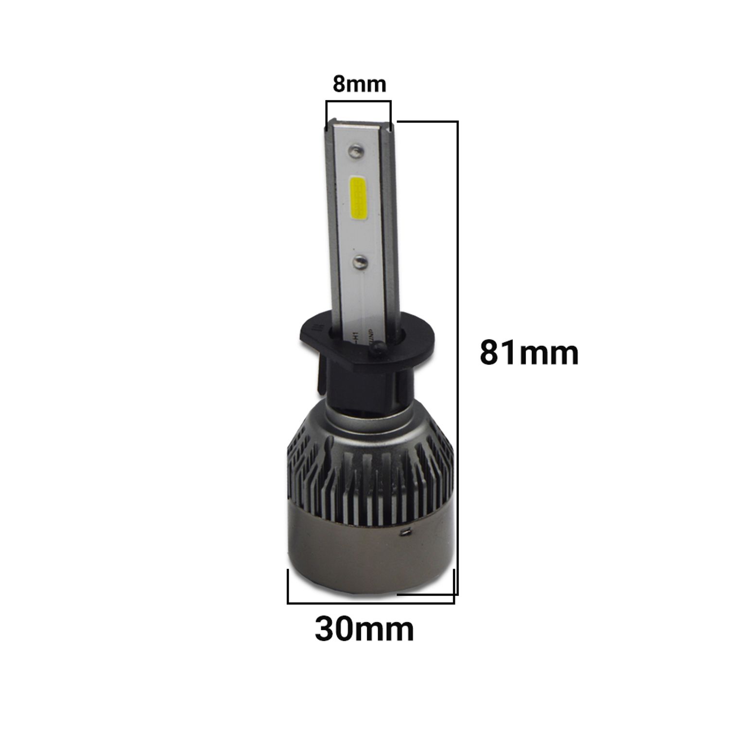 Set 2 becuri LED auto R6, 50W, 6000k Slot H1 fotografia produsului View 4 L