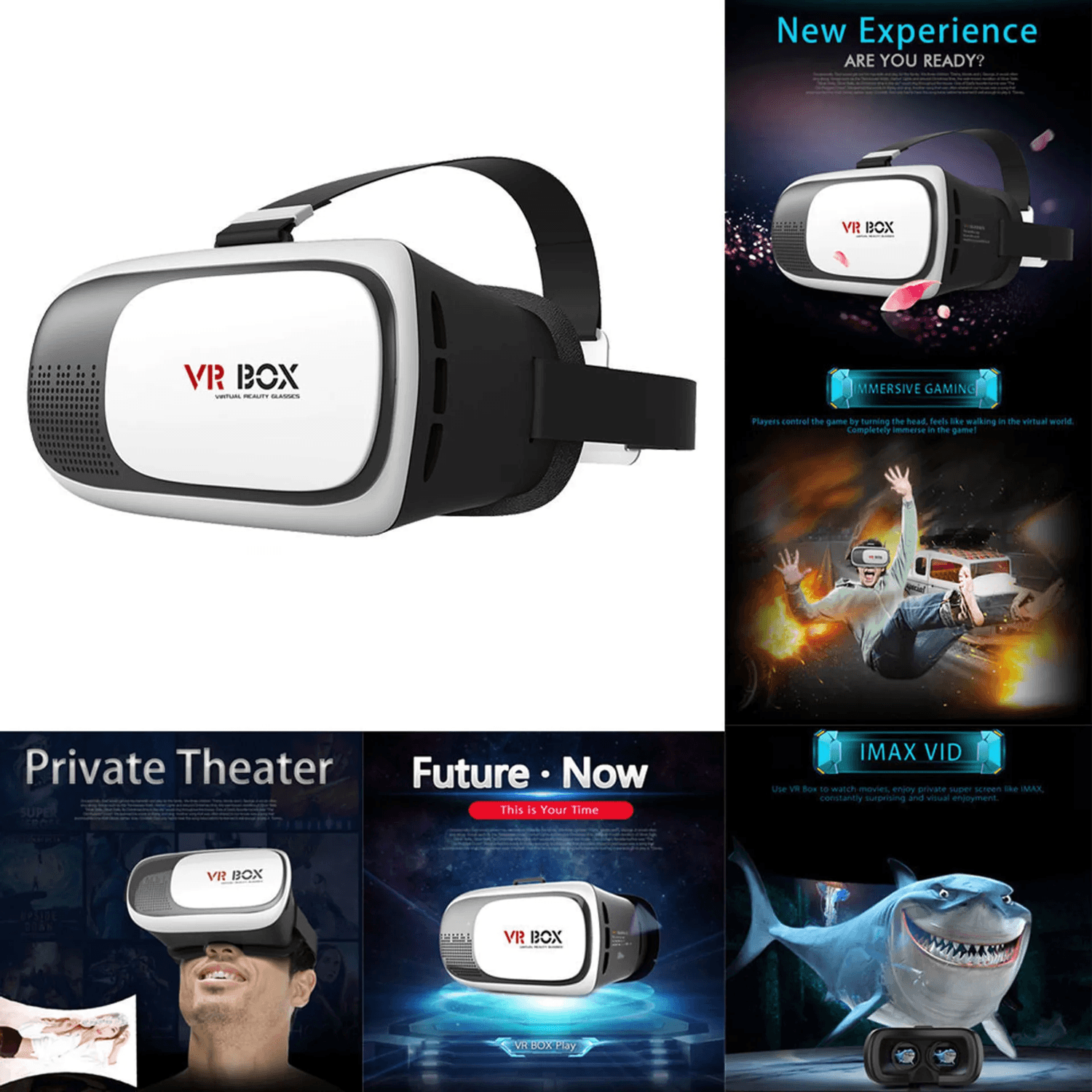 Ochelari Virtuali VR BOX model universal fotografia produsului View 2 L