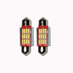 Set 2 x Bec LED 36mm SOFIT, 12LED, 12V, ALB, 4012 fotografia produsului