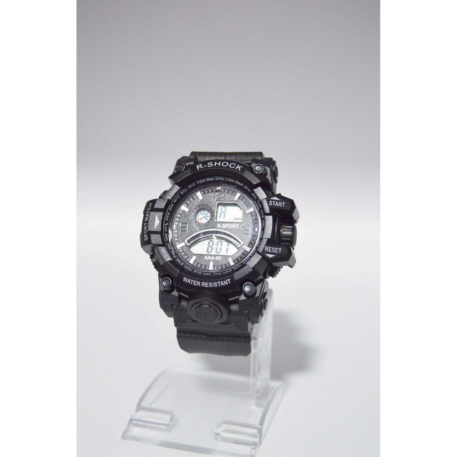 Ceas R Shock Rezistent la apa, cu alarma si cronometru fotografia produsului View 3 L