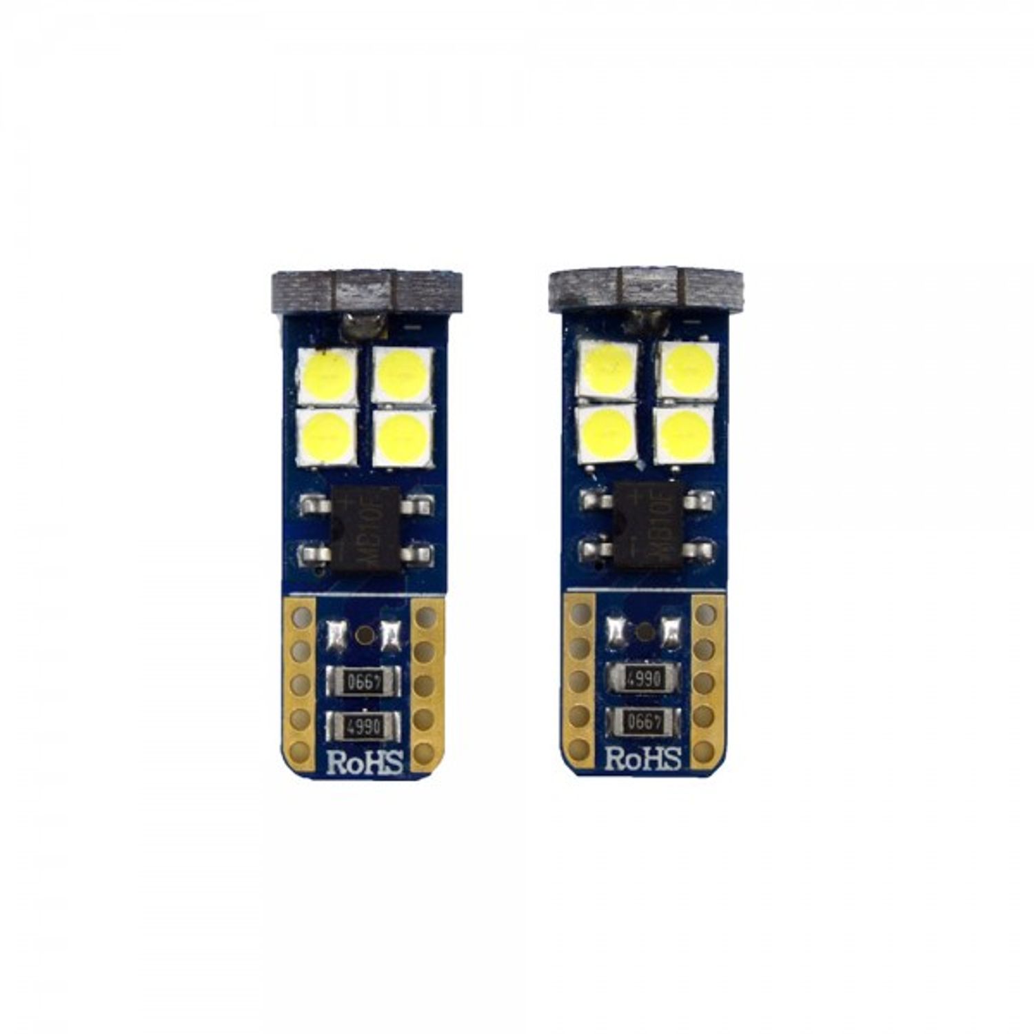 Set 2 x Becuri auto LED, Canbus, 12 SMD, CBT 507 fotografia produsului