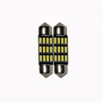 Set 2 x Bec LED 36mm, 12LED SMD, 12V, ALB, 4014 fotografia produsului